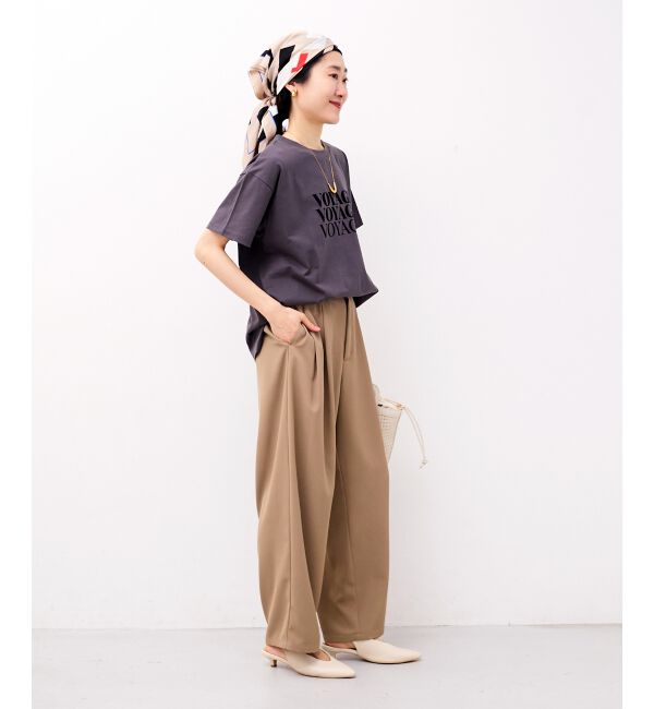  「VOYAGEフロッキーロゴTシャツ」|Tシャツ・カットソー|