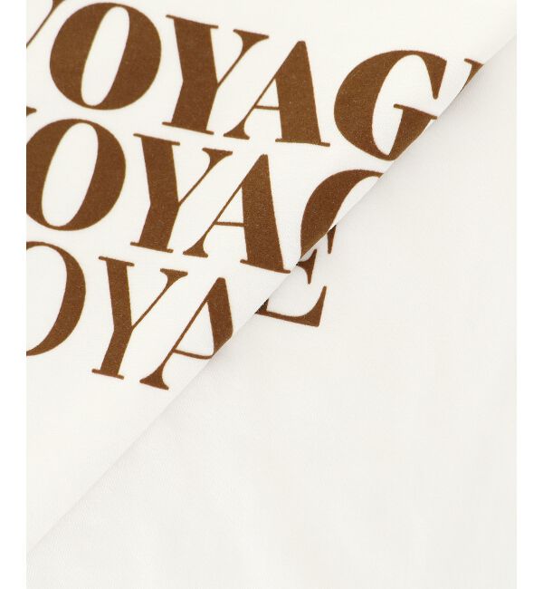  「VOYAGEフロッキーロゴTシャツ」|Tシャツ・カットソー|