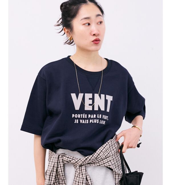  「フロッキーミニ裏毛ロゴプルオーバー」|Tシャツ・カットソー|