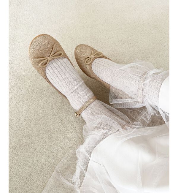 MAJESTICLEGON「ラメリボンパンプス」|パンプス|