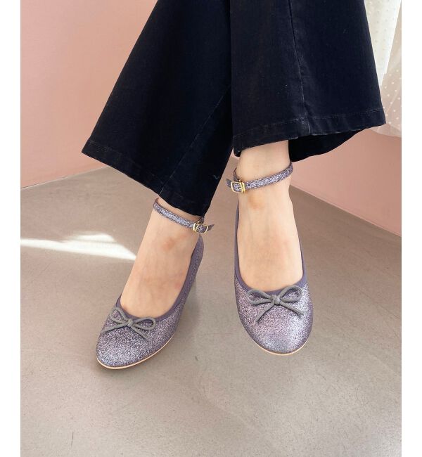 MAJESTICLEGON「ラメリボンパンプス」|パンプス|