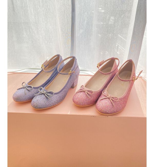 MAJESTICLEGON「ラメリボンパンプス」|パンプス|