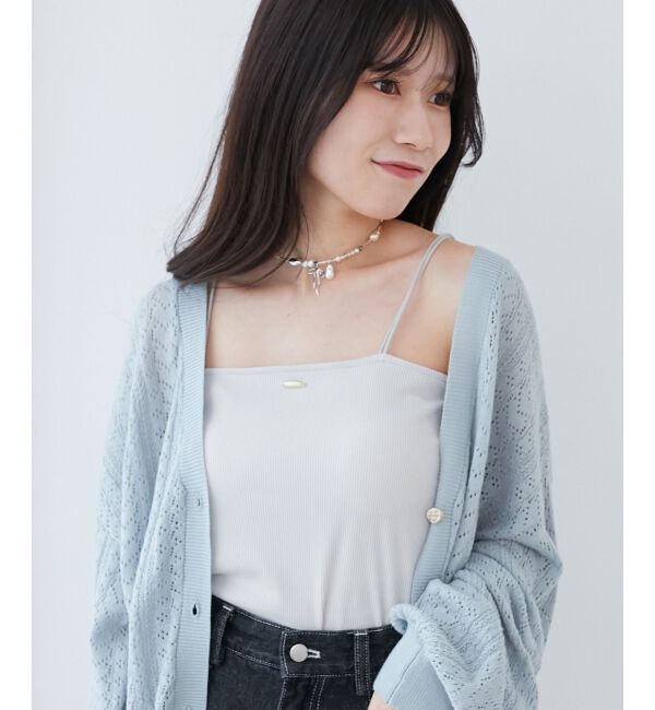  「カップ付きキャミソール」|キャミソール|