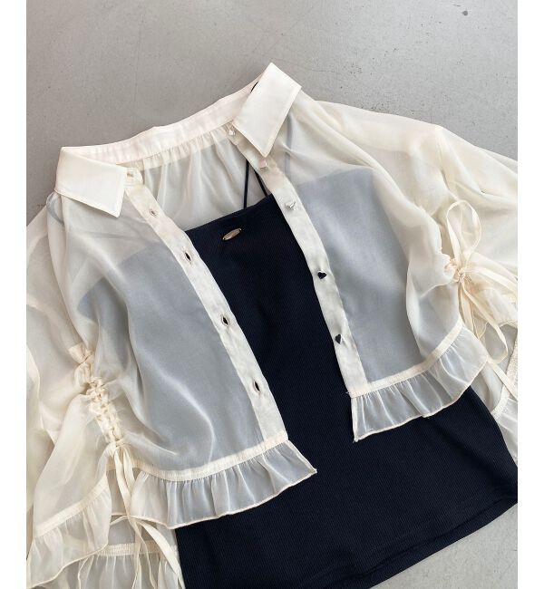  「カップ付きキャミソール」|キャミソール|