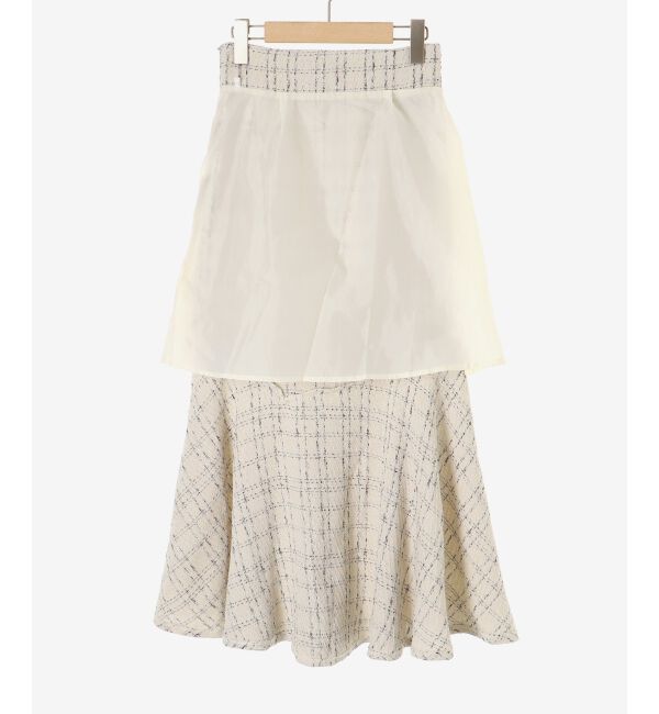  「ツイードマーメイドロングスカート」|スカート|