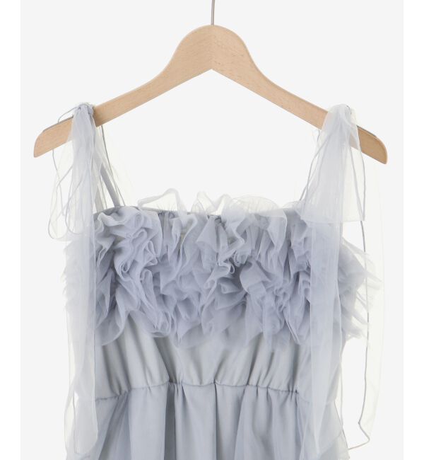  「ショルダーリボンフリルビスチェ」|キャミソール|