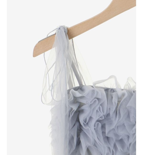  「ショルダーリボンフリルビスチェ」|キャミソール|