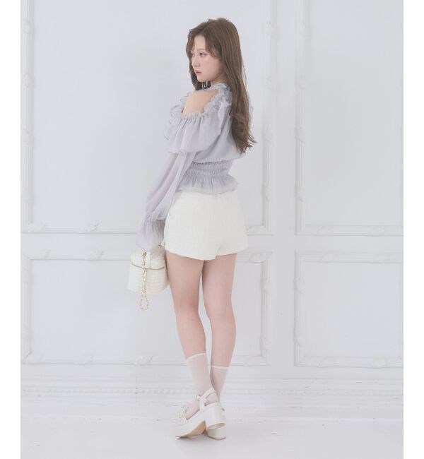  「アメスリフリルリボンブラウス」|シャツ・ブラウス|