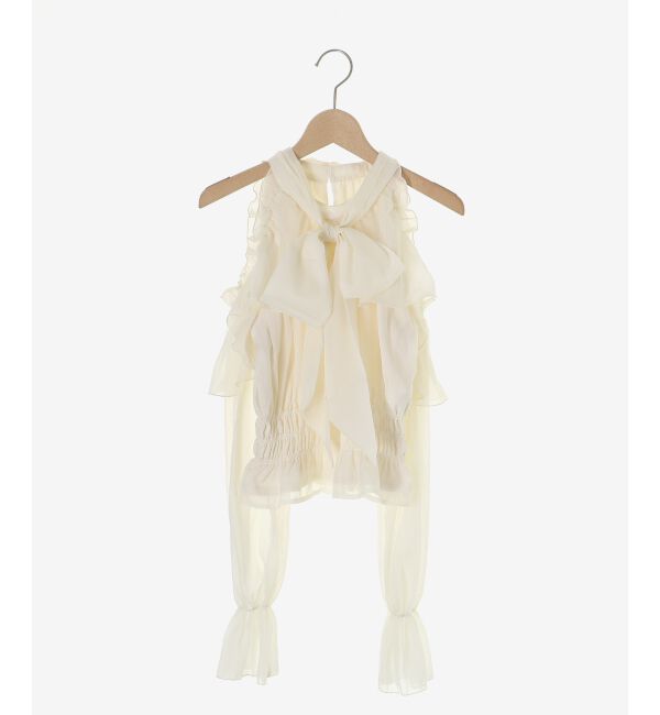  「アメスリフリルリボンブラウス」|シャツ・ブラウス|