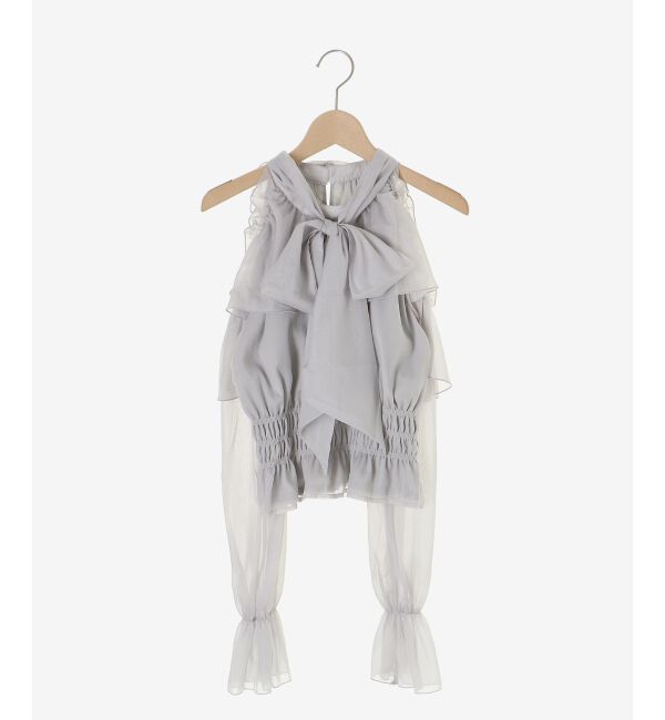  「アメスリフリルリボンブラウス」|シャツ・ブラウス|