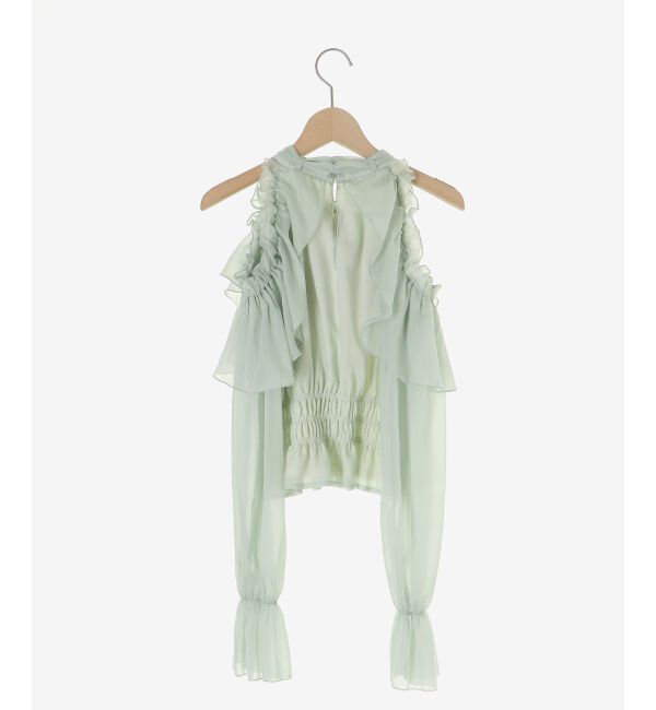  「アメスリフリルリボンブラウス」|シャツ・ブラウス|