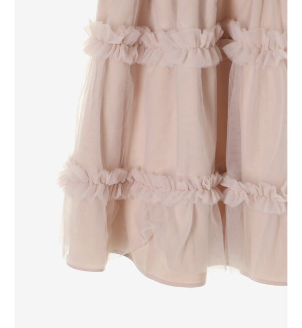  「フリルチュールミニワンピース」|ワンピース|