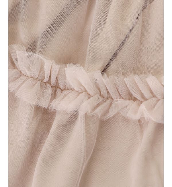  「フリルチュールミニワンピース」|ワンピース|
