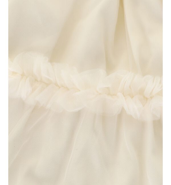  「フリルチュールミニワンピース」|ワンピース|