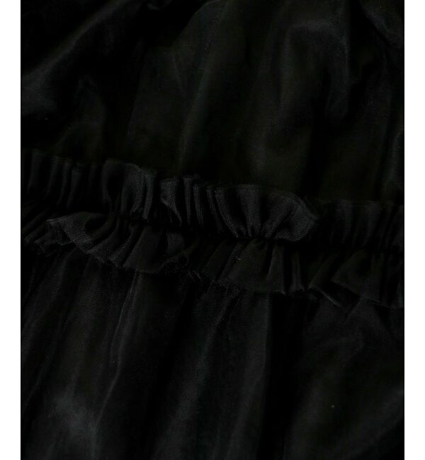  「フリルチュールミニワンピース」|ワンピース|