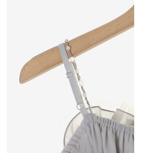  「チェーン付きシアーフリルブラウス」|シャツ・ブラウス|