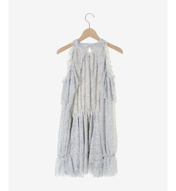  「アメスリフリルリボンミニワンピース」|ワンピース|