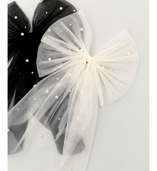  「パールチュールリボンバレッタ」|その他|
