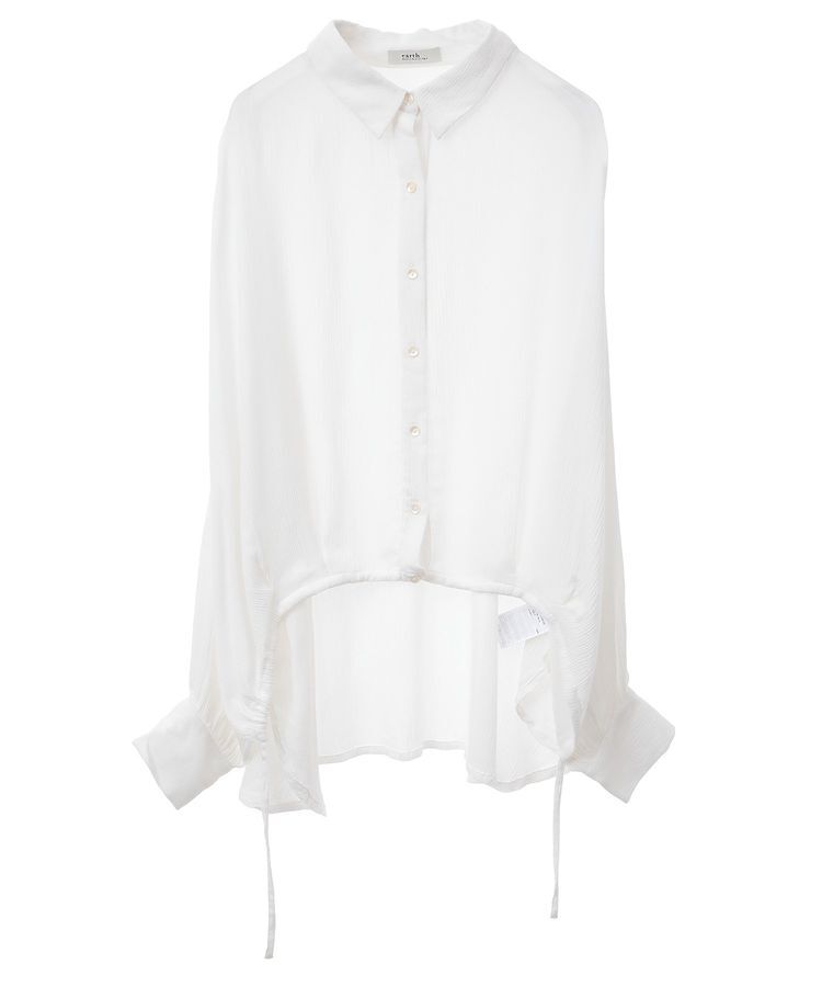 earth music&ecology「レーヨンクレープドロストシャツ」|シャツ・ブラウス|