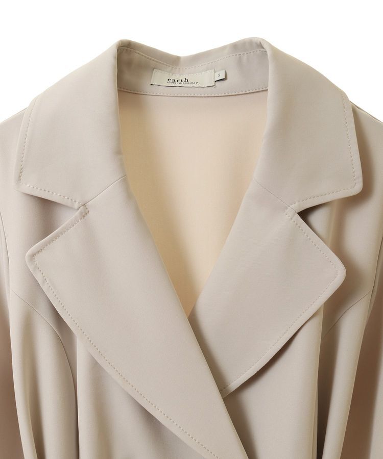 earth music&ecology「パフスリーブトレンチコート」|トレンチコート|