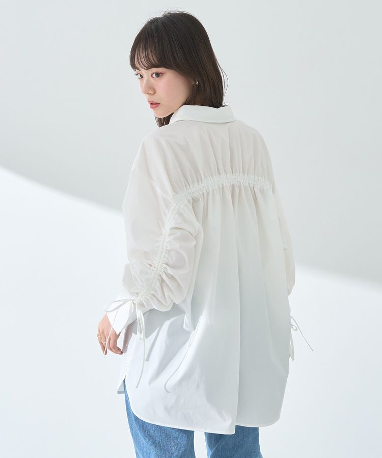 earth music&ecology「バックドロストオーバーシャツ」|シャツ・ブラウス|