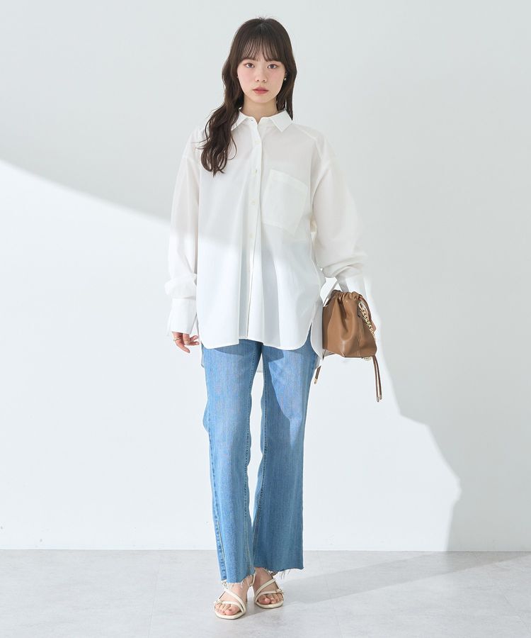 earth music&ecology「バックドロストオーバーシャツ」|シャツ・ブラウス|