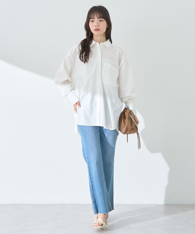 earth music&ecology「バックドロストオーバーシャツ」|シャツ・ブラウス|