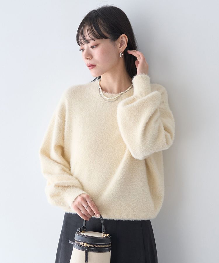 earth music&ecology「ミニシャギーニットプルオーバー」|ニット・セーター|