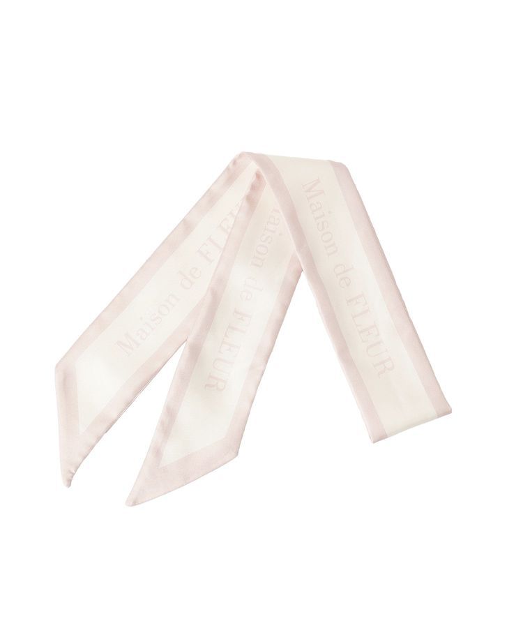 Maison de FLEUR「スカーフ付き2ルームリボンキルティングトート」|ハンドバッグ|