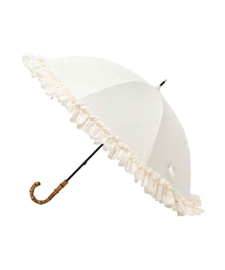 Maison de FLEUR「《晴雨兼用》遮光&UV CUT フリル傘」|傘|