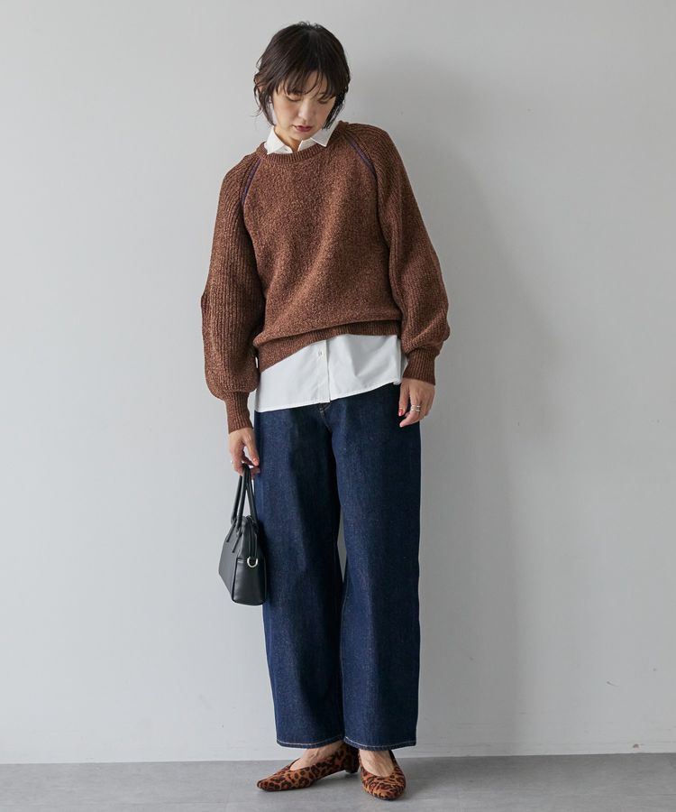 AMERICAN HOLIC「モールパイピングプルオーバー」|ニット・セーター|