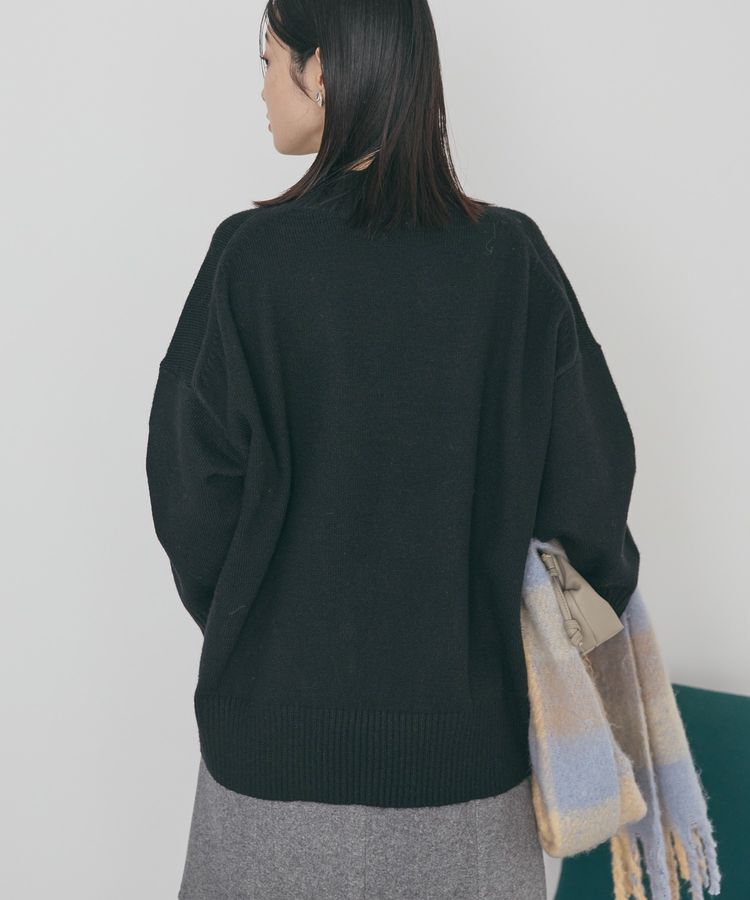 AMERICAN HOLIC「モックネックコクーンニットプルオーバー」|ニット・セーター|