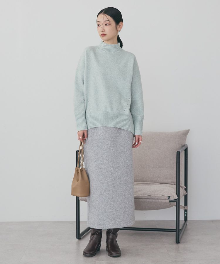 AMERICAN HOLIC「モックネックコクーンニットプルオーバー」|ニット・セーター|