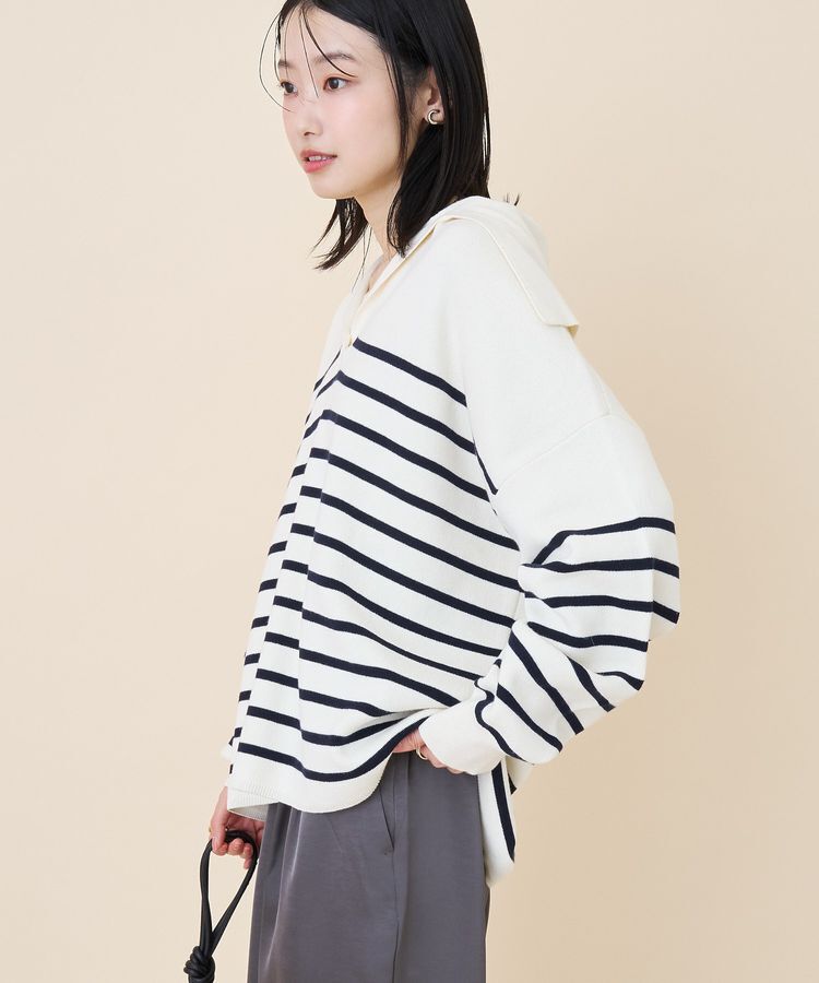 AMERICAN HOLIC「セーラーカラーニットプルオーバー」|ニット・セーター|