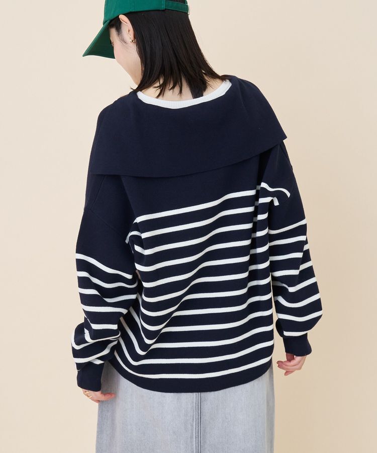AMERICAN HOLIC「セーラーカラーニットプルオーバー」|ニット・セーター|