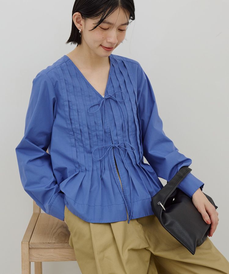 AMERICAN HOLIC「【イージーケア】ピンタックブラウス」|シャツ・ブラウス|