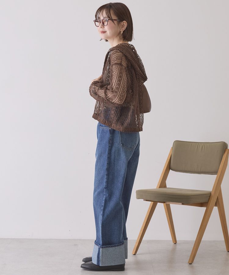 AMERICAN HOLIC「幾何学レースフードシャツ」|シャツ・ブラウス|