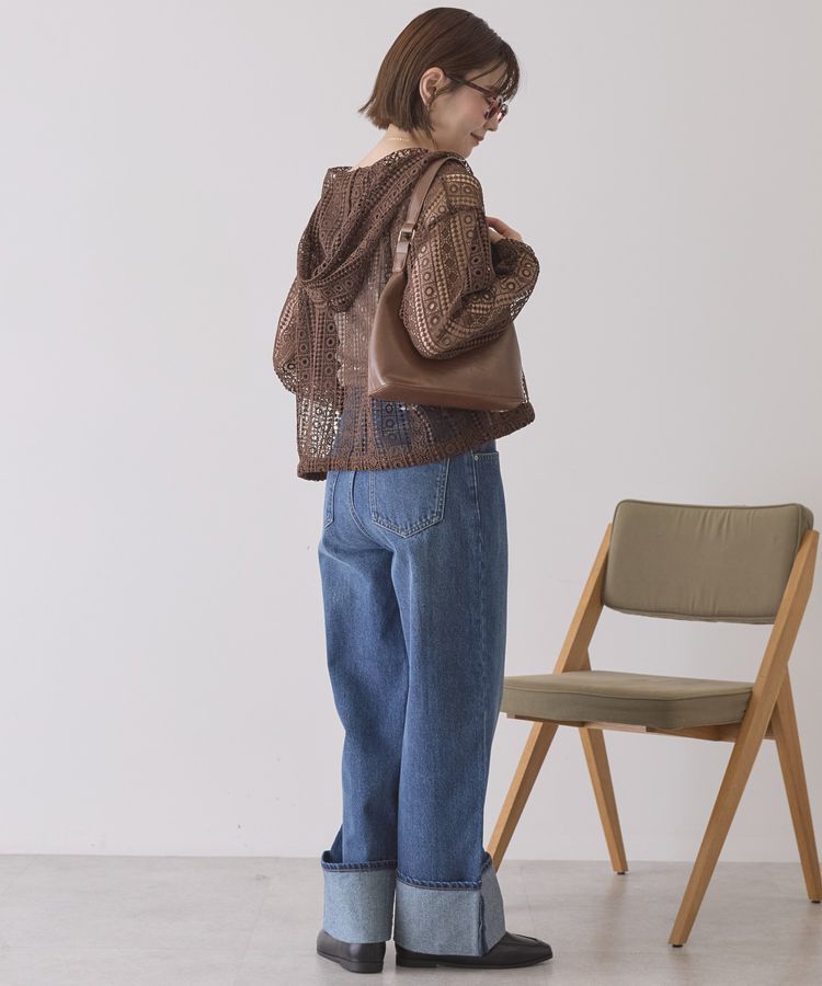 AMERICAN HOLIC「幾何学レースフードシャツ」|シャツ・ブラウス|