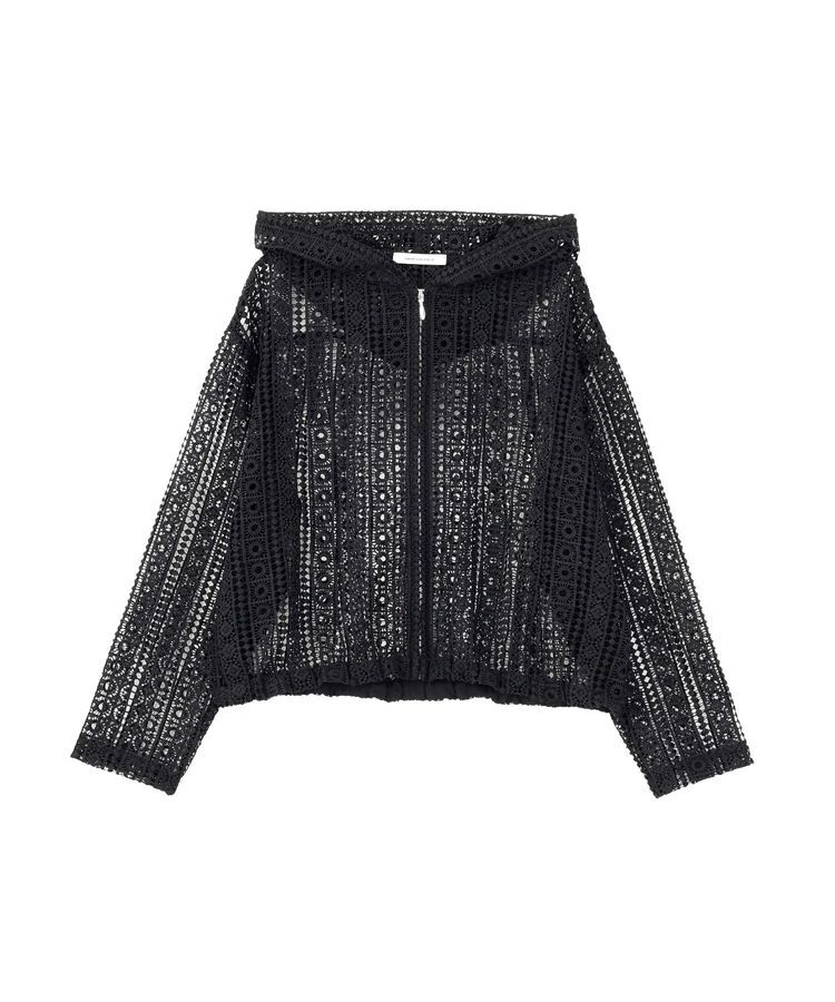 AMERICAN HOLIC「幾何学レースフードシャツ」|シャツ・ブラウス|