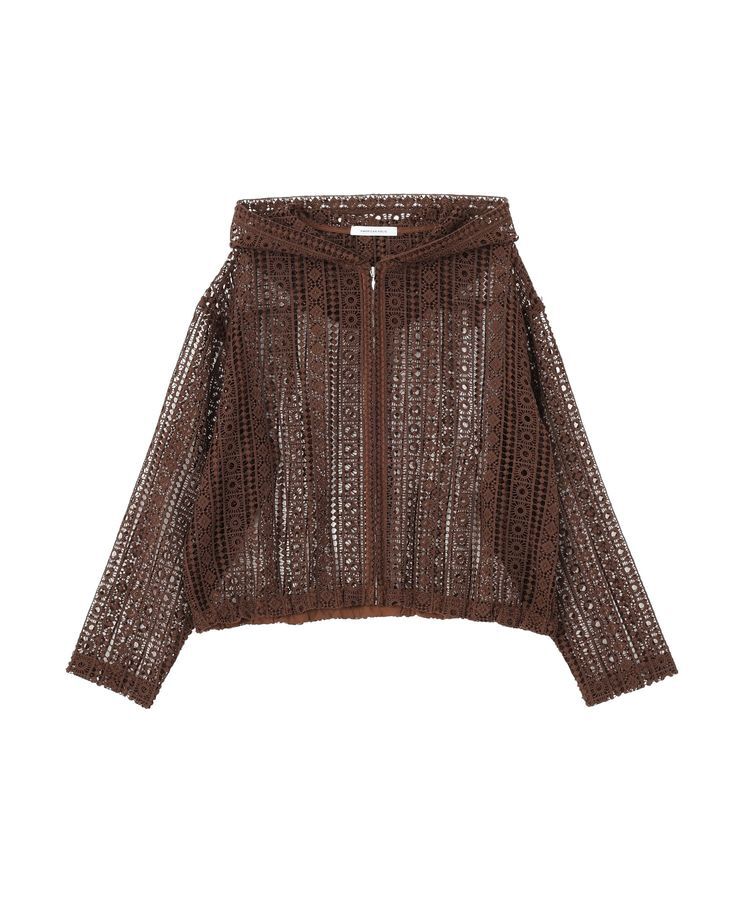 AMERICAN HOLIC「幾何学レースフードシャツ」|シャツ・ブラウス|