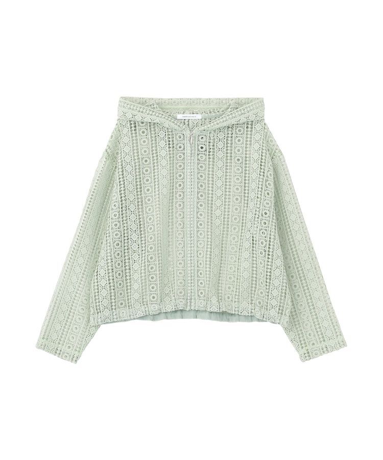 AMERICAN HOLIC「幾何学レースフードシャツ」|シャツ・ブラウス|