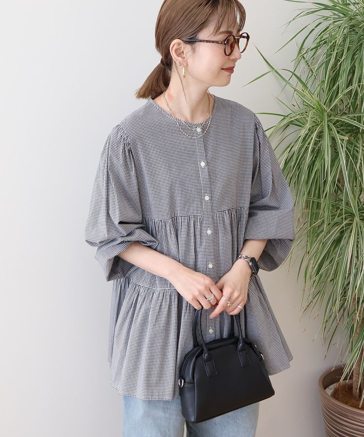 AMERICAN HOLIC「【WEB限定】ティアードギャザーブラウス」|シャツ・ブラウス|