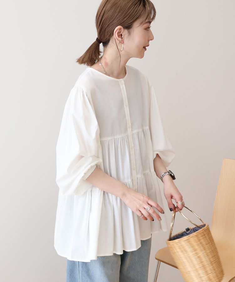 AMERICAN HOLIC「【WEB限定】ティアードギャザーブラウス」|シャツ・ブラウス|