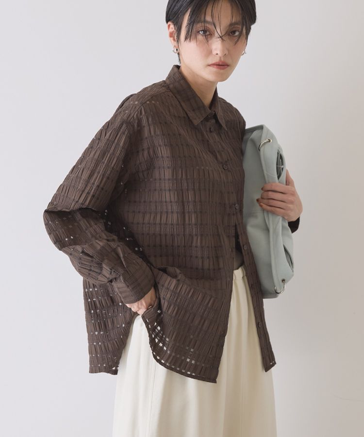 AMERICAN HOLIC「シアーチェックシャツ」|シャツ・ブラウス|