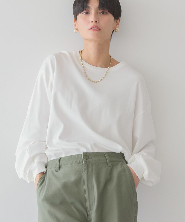 AMERICAN HOLIC「【WEB限定】袖ボリュームカットプルオーバー」|Tシャツ・カットソー|