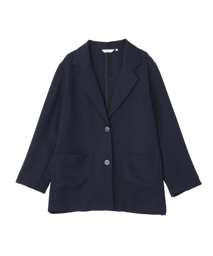 AMERICAN HOLIC「リネンライクオーバーサイズジャケット」|テーラードジャケット|Dark Navy