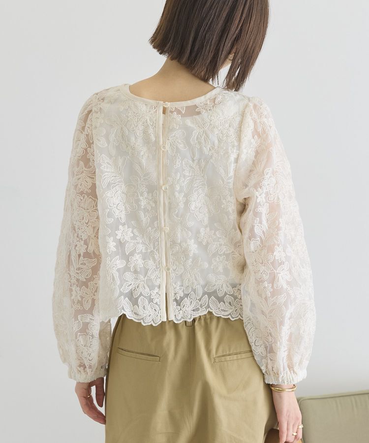 AMERICAN HOLIC「【前後2WAY】シアーレースブラウス」|シャツ・ブラウス|