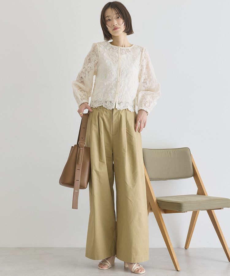 AMERICAN HOLIC「【前後2WAY】シアーレースブラウス」|シャツ・ブラウス|