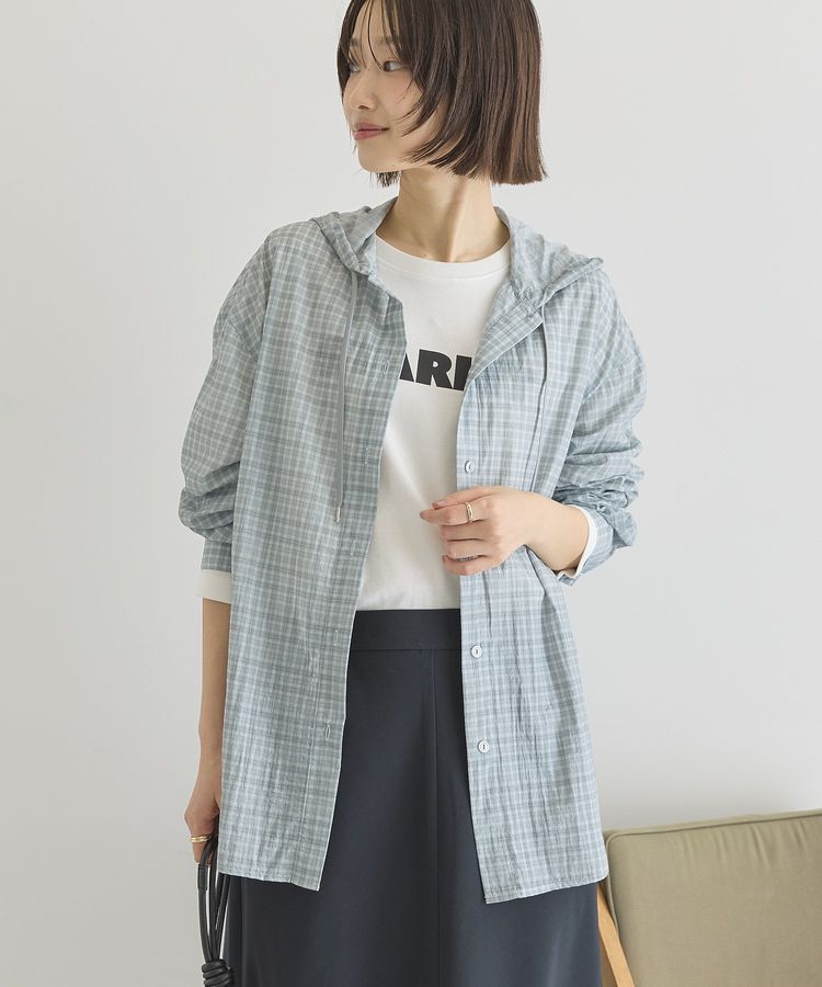 AMERICAN HOLIC「ナイロンフーディーシャツ」|シャツ・ブラウス|