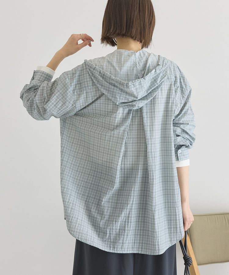 AMERICAN HOLIC「ナイロンフーディーシャツ」|シャツ・ブラウス|